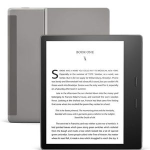 Kindle Oasis – With 7” display and page turn buttons